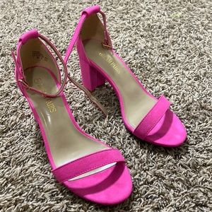 Pink heels used once for an event